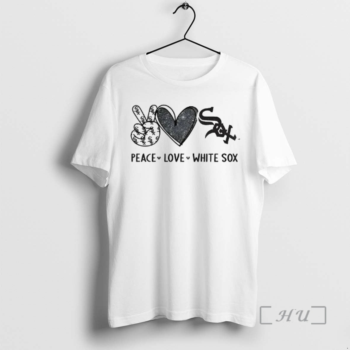 Officials Chicago White Sox Baseball Peace Love White Sox Logo