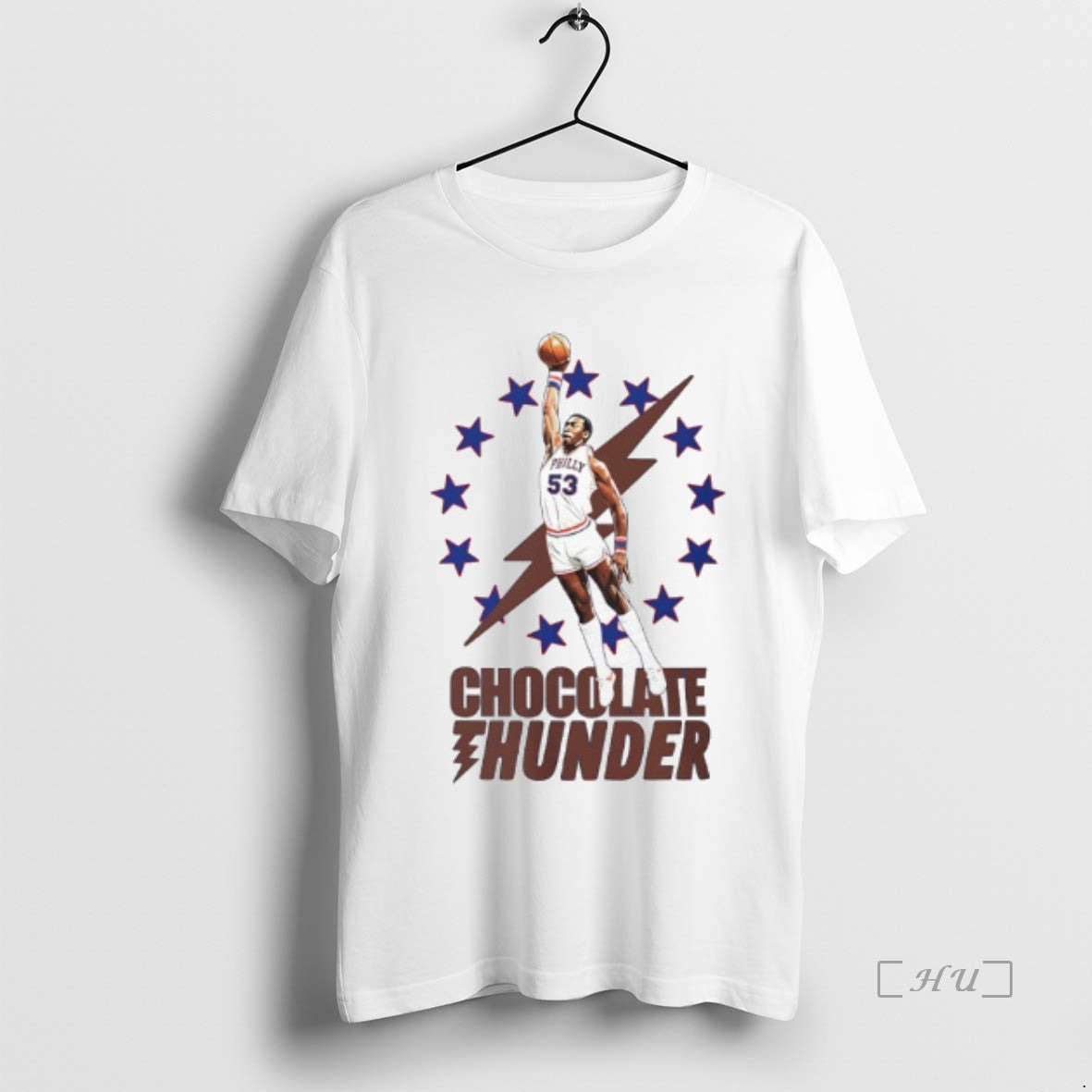 Officials Chocolate Thunder Darryl Dawkins Philadelphia Sixers Basketball - clothing by TeeHivey.com