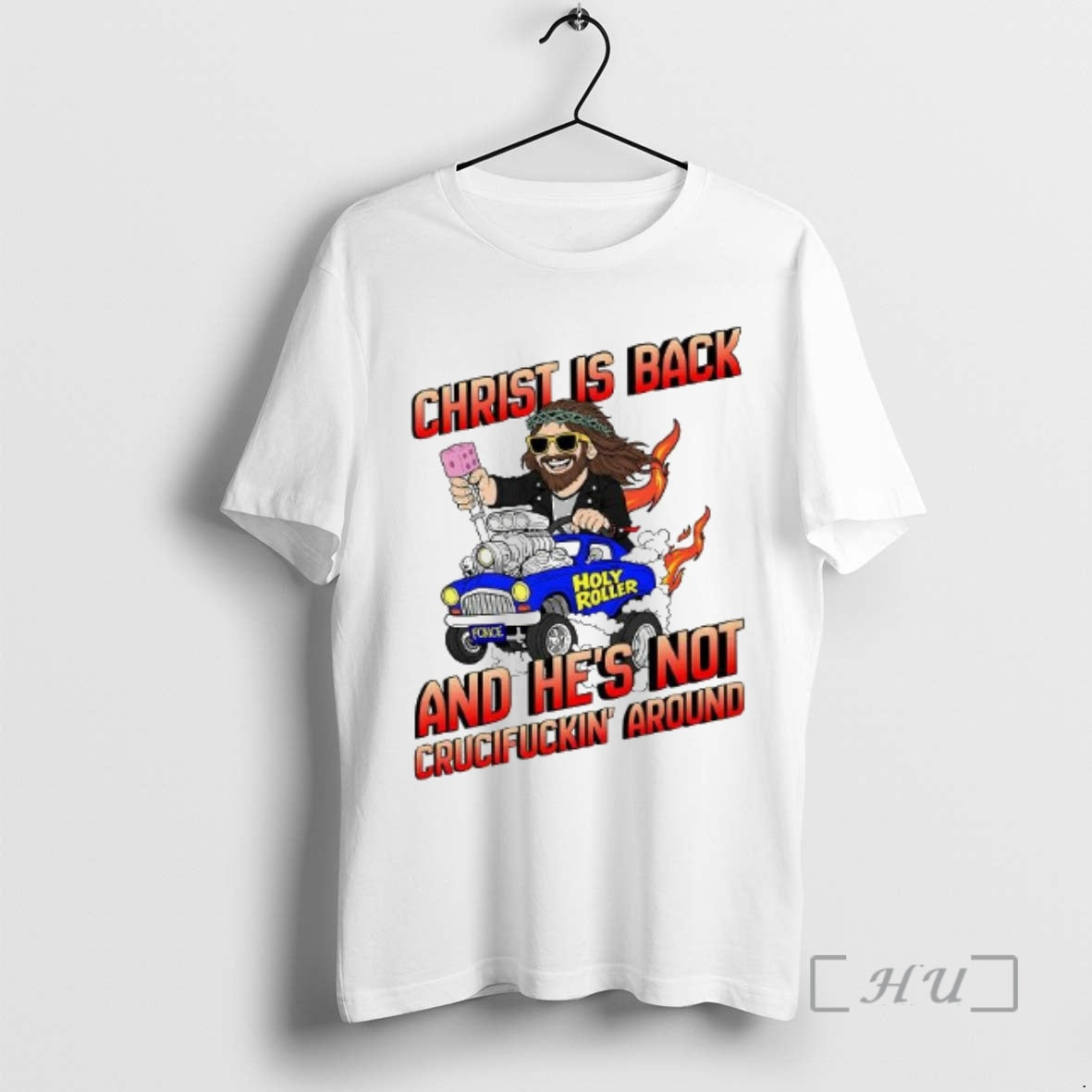 Christ Is Back And Hes Not Crucifuckin Around Fuck Ice Woman - clothing by TeeHivey.com