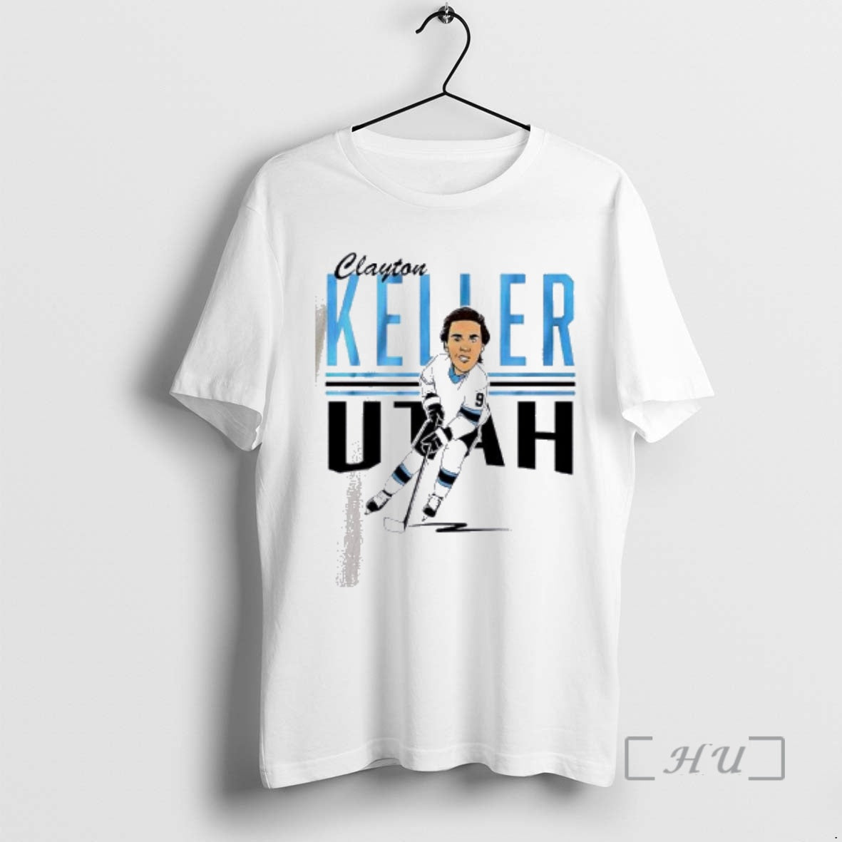 Officials Clayton Keller Center Ice Caricature - clothing by TeeHivey.com