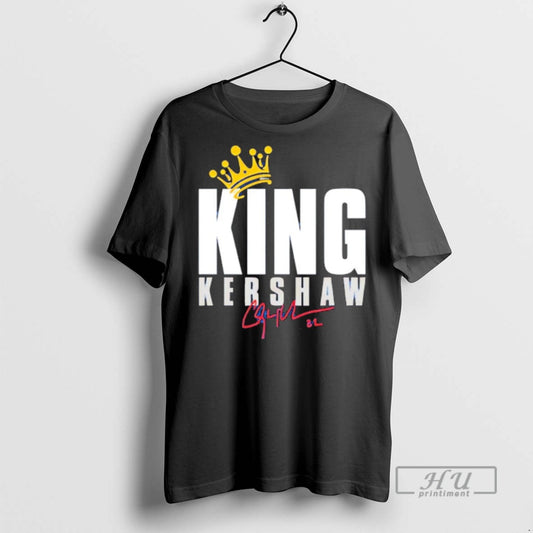 Officials Clayton Kershaw King Kershaw Los Angeles Dodgers Signature T Shirts - clothing by TeeHivey.com