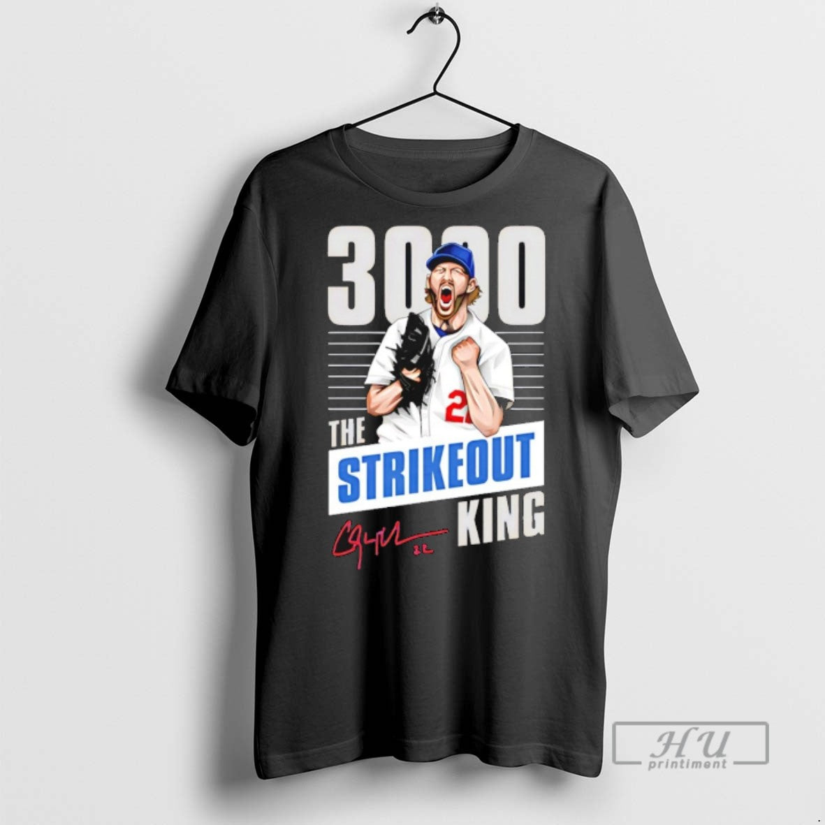 Officials Clayton Kershaw Strikeout King 3000 Los Angeles Dodgers Signature T Shirts - clothing by TeeHivey.com