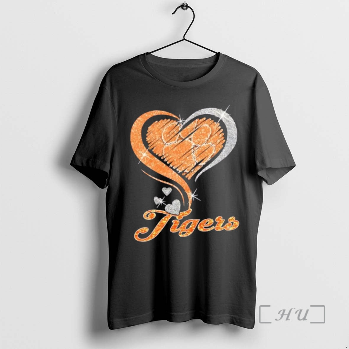 Officials Clemson Tigers Football In Glitter Heart Fans - clothing by TeeHivey.com