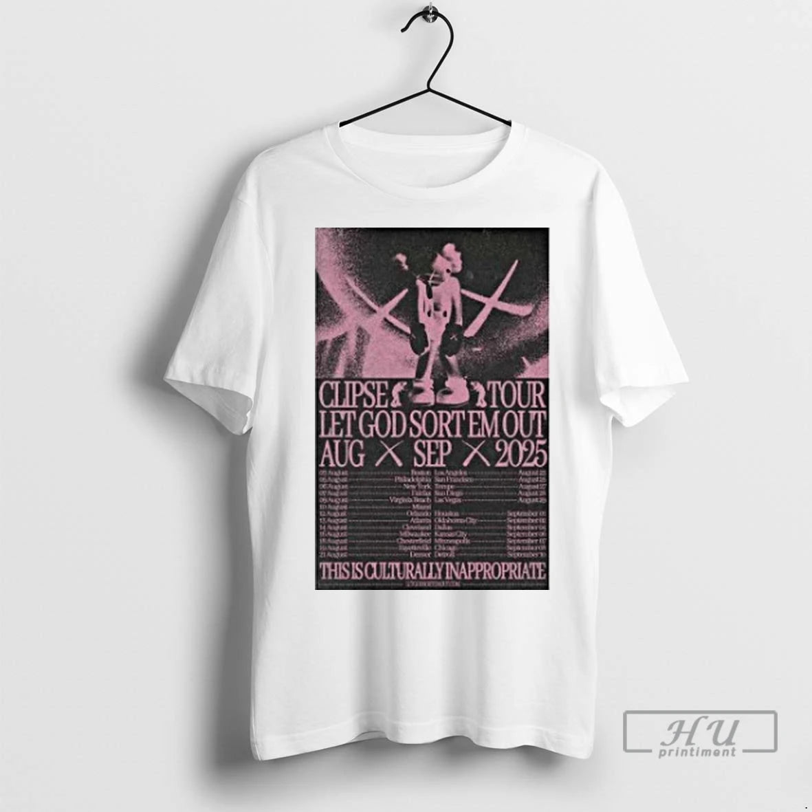 Officials Clipse August September 2025 Tour T Shirts