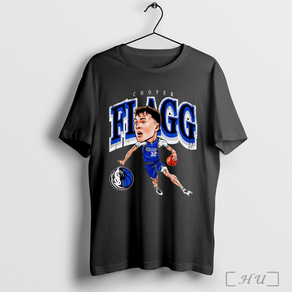 Officials Cooper Flagg Dallas Mavericks Cartoon Vintage T Shirt