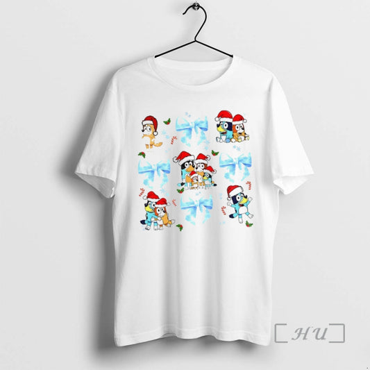 Officials Coquette Blue Dog This Episode Of Bluey Is Called Snowman Christmas Premium T Shirts - clothing by TeeHivey.com