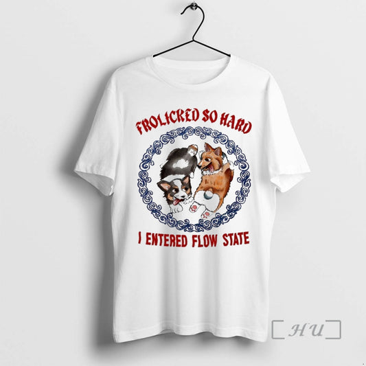 Corgi Frolicred So Hard I Entered Flow State - clothing by TeeHivey.com