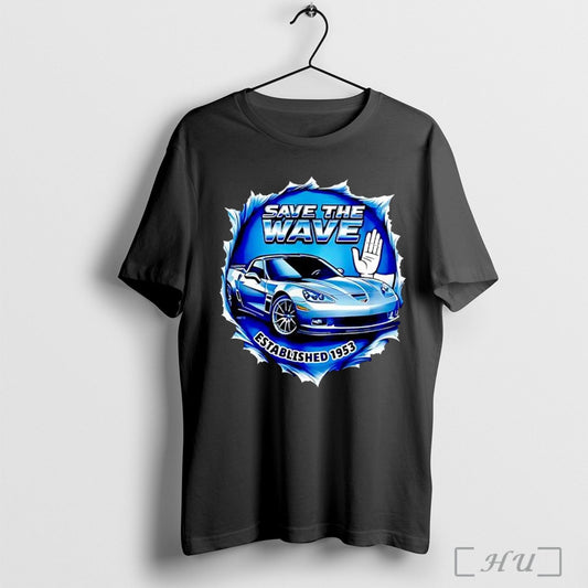 Officials Corvette Save The Wave Classic Car Lover T Shirt