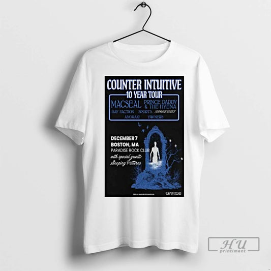 Officials Counter Intuitive Records Dec 07 2025 Boston Ma T Shirts