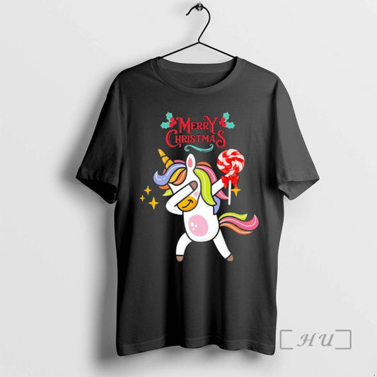 Officials Dabbing Unicorn Candy Cane Merry Christmas - clothing by TeeHivey.com