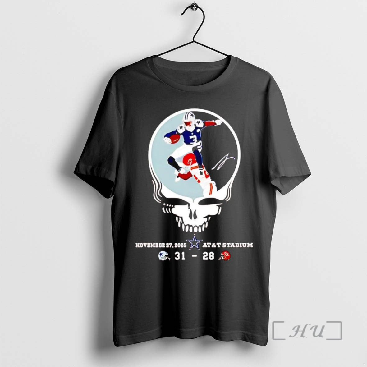 Officials Dallas Cowboys Grateful Dead George Pickens - clothing by TeeHivey.com