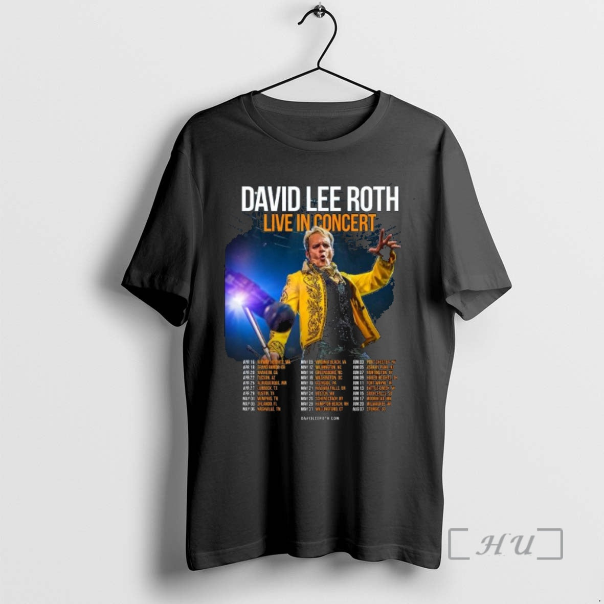 Officials David Lee Roth Live In Concert 2026 North America - clothing by TeeHivey.com