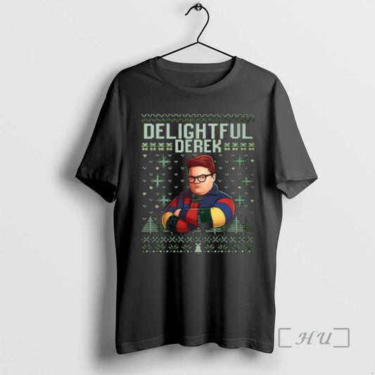 Officials Delightful Derek Christmas Circle Black - clothing by TeeHivey.com