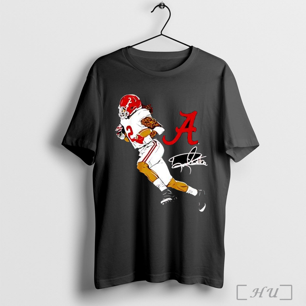 Officials Derrick Henry Superstar Pose Alabama Football Signature T Shirt