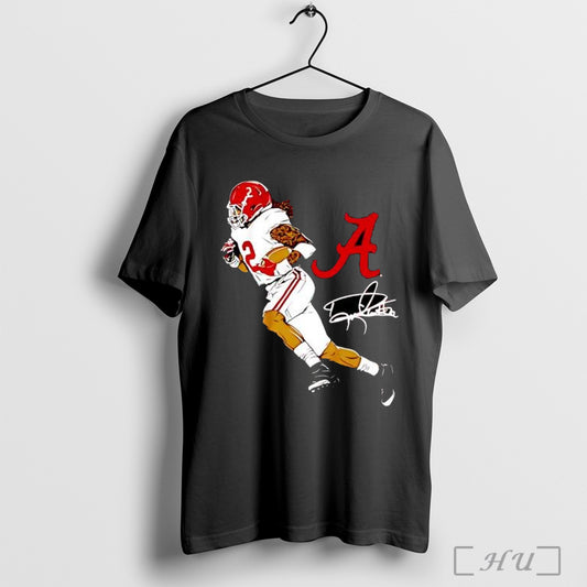Officials Derrick Henry Superstar Pose Alabama Football Signature T Shirt