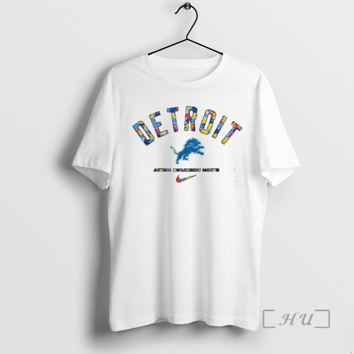 Detroit Lions Autism Awareness Month They Not Like Us 2 Sided - clothing by TeeHivey.com