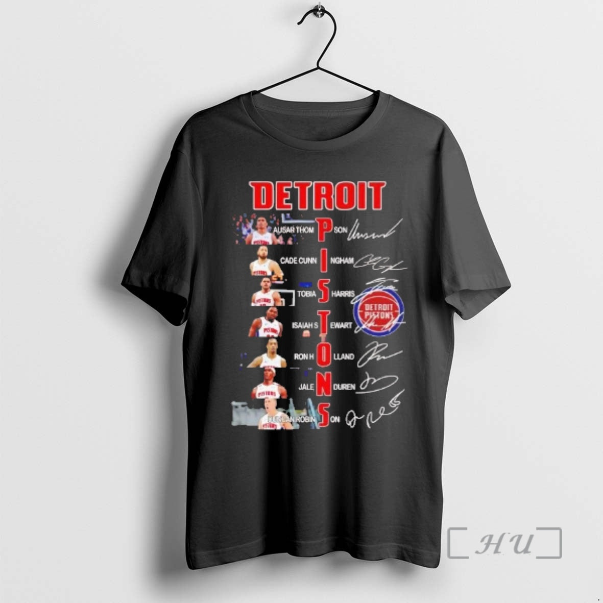 Officials Detroit Pistons Team Players Names And Signatures - clothing by TeeHivey.com