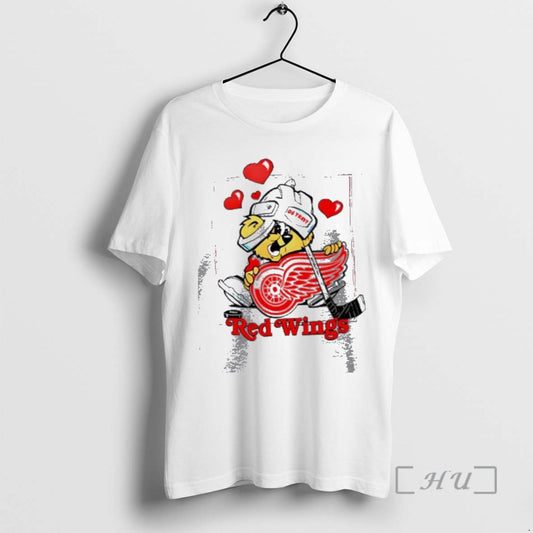 Officials Detroit Red Wings Valentines Teddy Bear Basketball