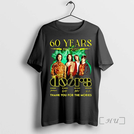 Officials Doors 60 Years 1965 2025 Thank You For The Memories Actors Signature - clothing by TeeHivey.com