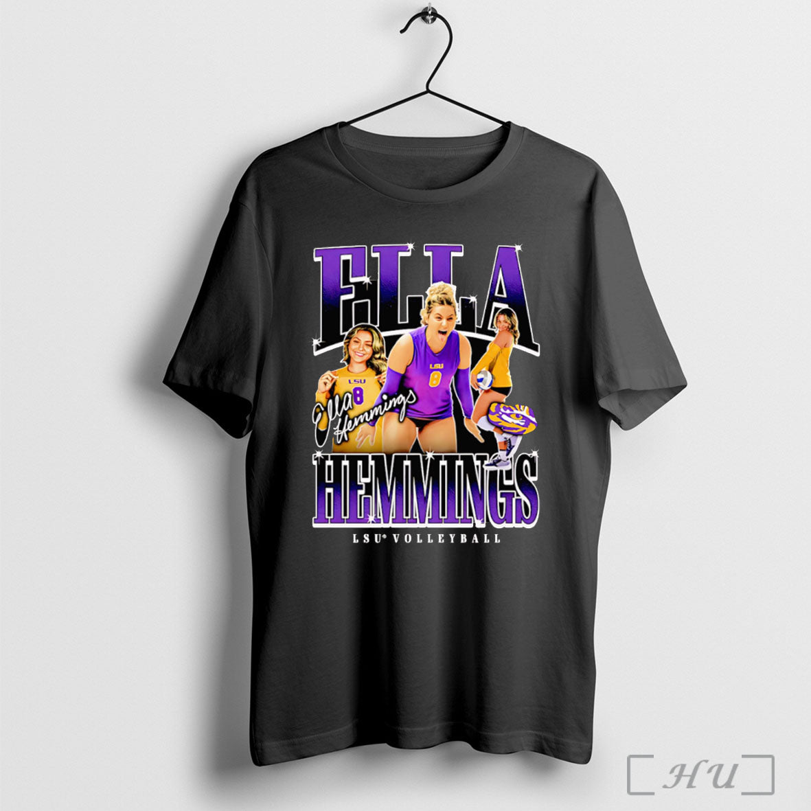 Officials Ella Hemmings Lsu Volleyball Retro 90s T Shirt