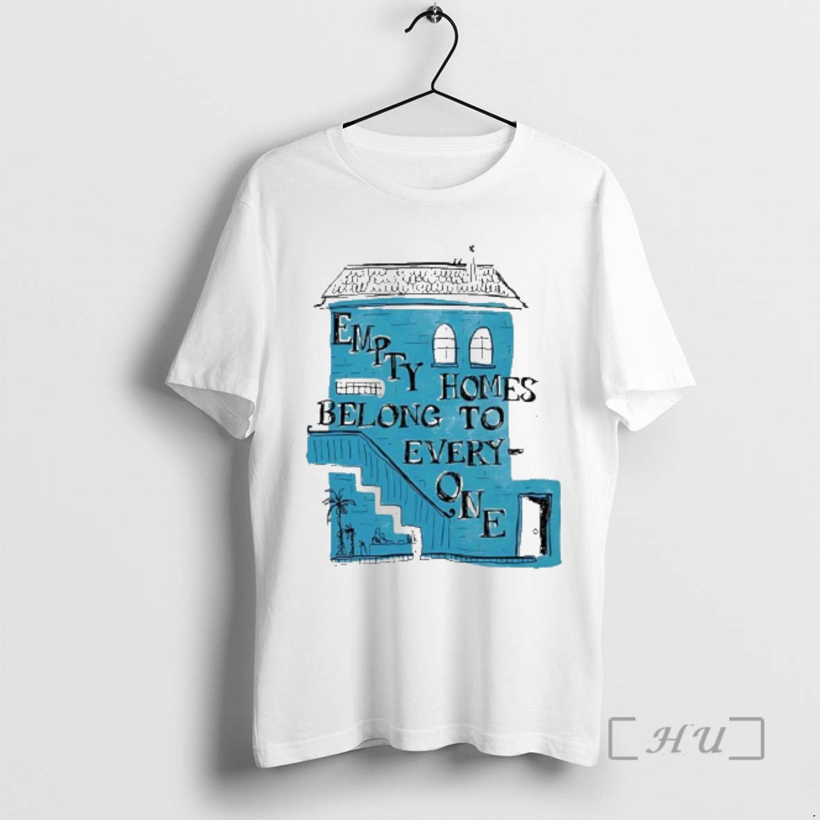 Officials Empty Homes Belong To Everyone Blue House Art