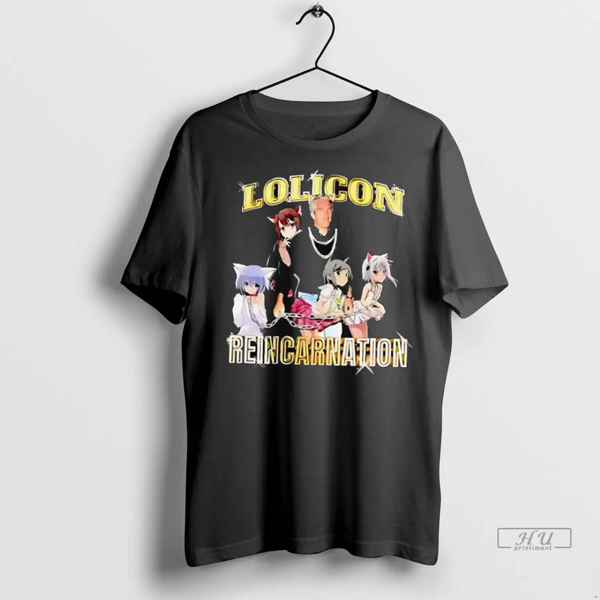 Officials Epstein Isekai Lolicon Reincarnation T Shirts