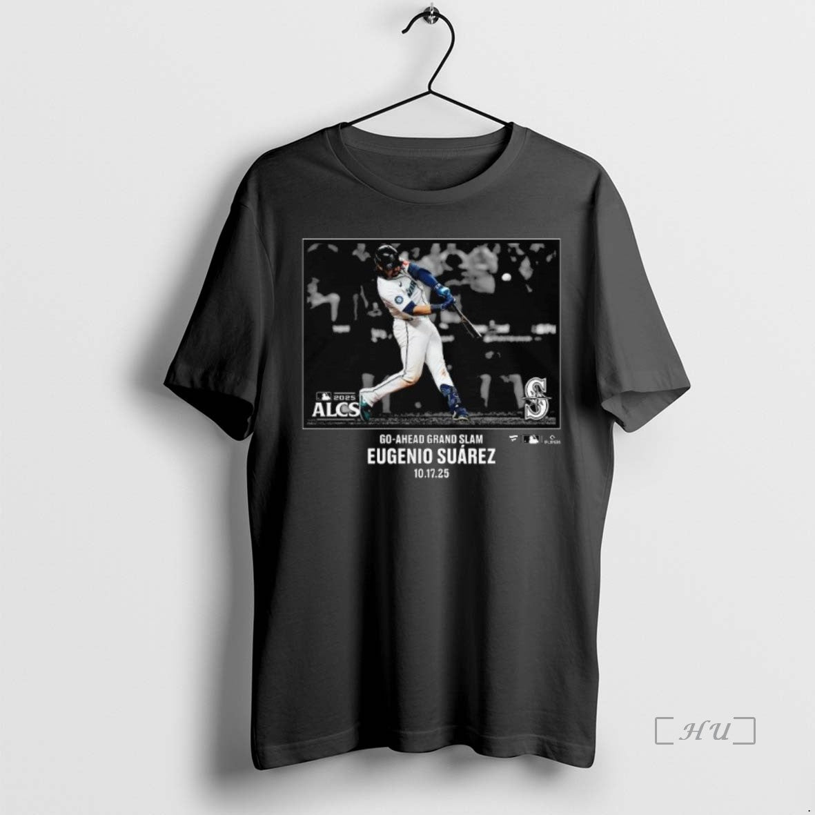 Officials Eugenio Suarez Seattle Mariners 2025 Mlb Postseason Moment Long Sleve - clothing by TeeHivey.com