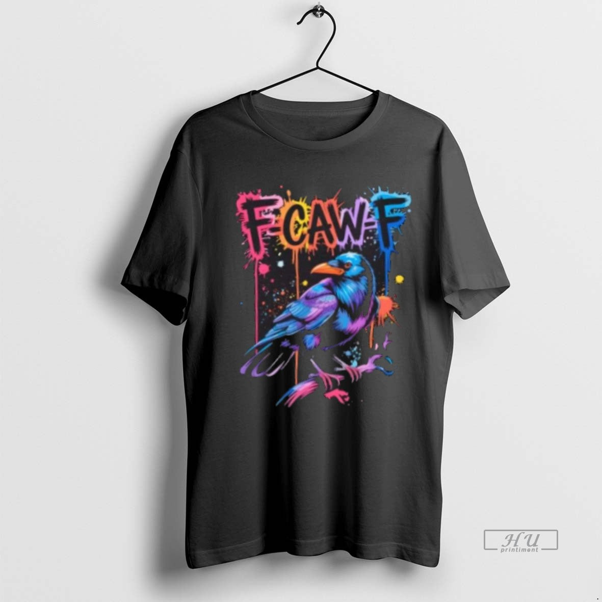 Officials F Caw F Crow Pun Gothic Dark Humor - clothing by TeeHivey.com