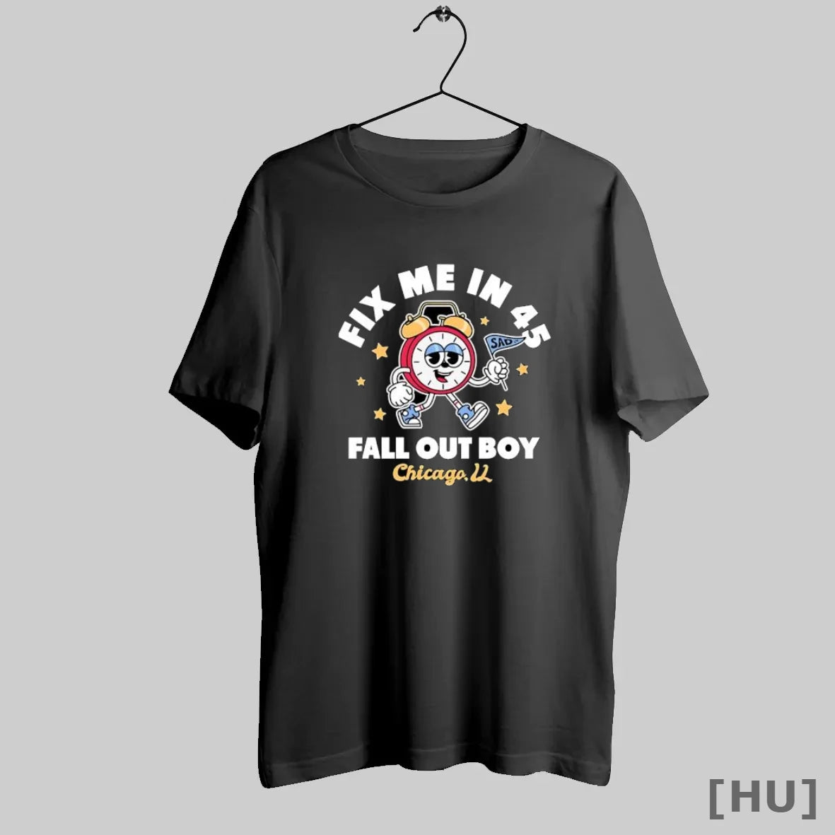 Officials Fall Out Boy Chicago Fix Me In 45 Alarm Clock S Black - clothing by TeeHivey.com