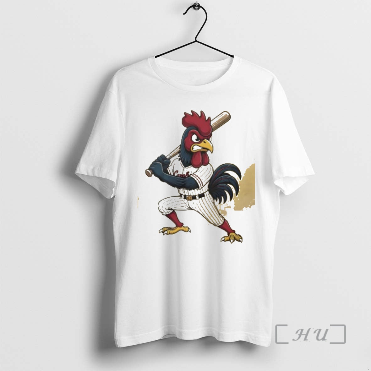 Officials Fierce Rooster Baseball Mascot