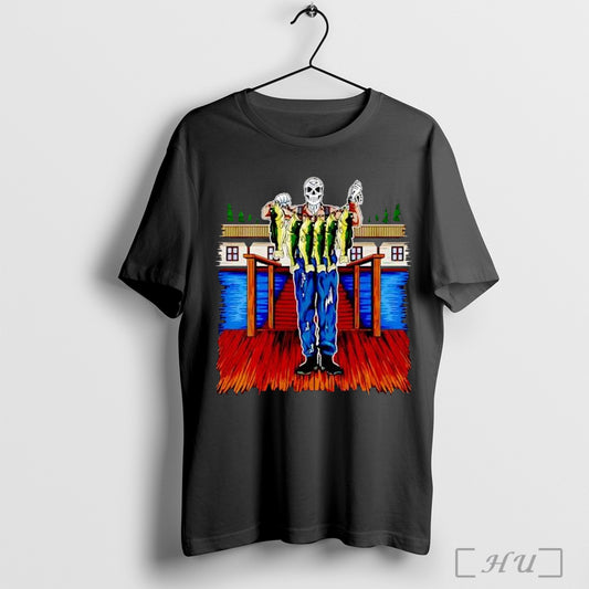 Officials Fish For Dinner Skeleton T Shirt