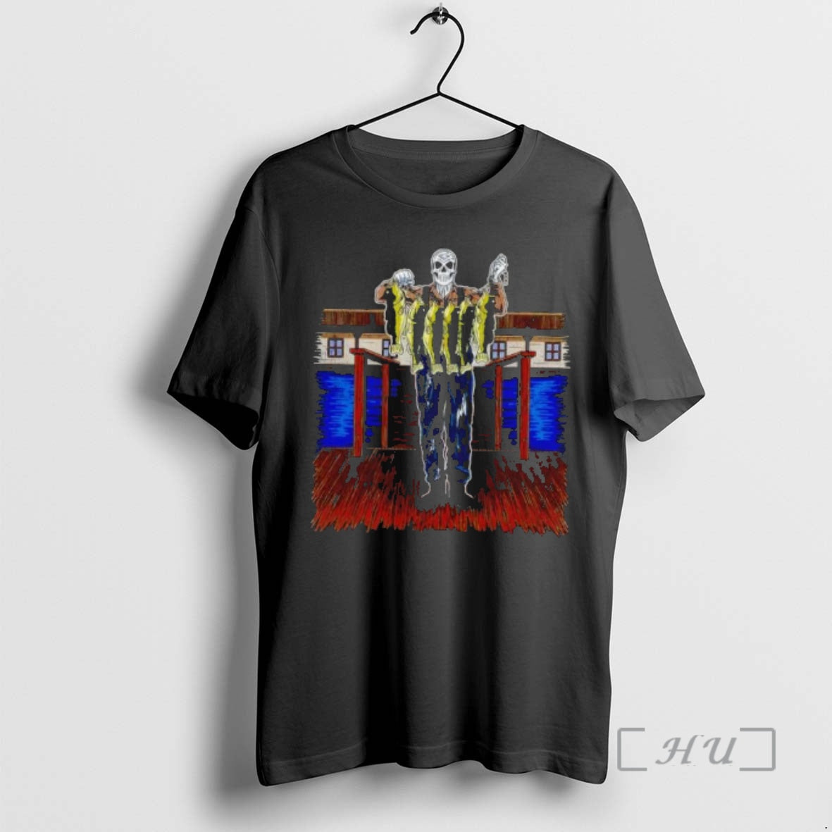 Officials Fishing 3 Skull Skeleton - clothing by TeeHivey.com