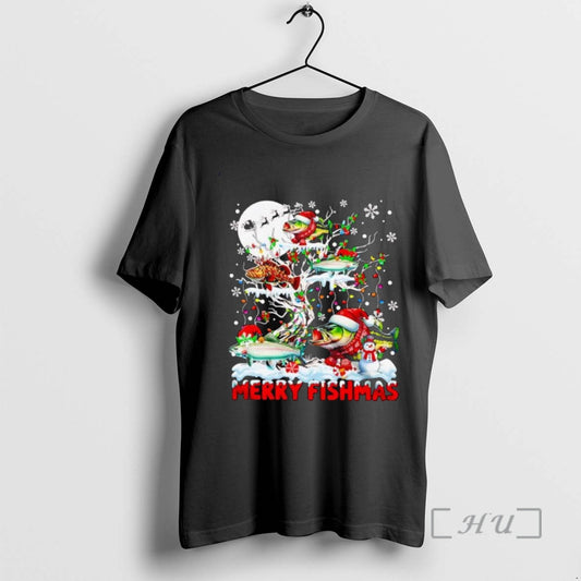 Officials Fishmas Lovely Christmas Fish On X Mas Tree - clothing by TeeHivey.com