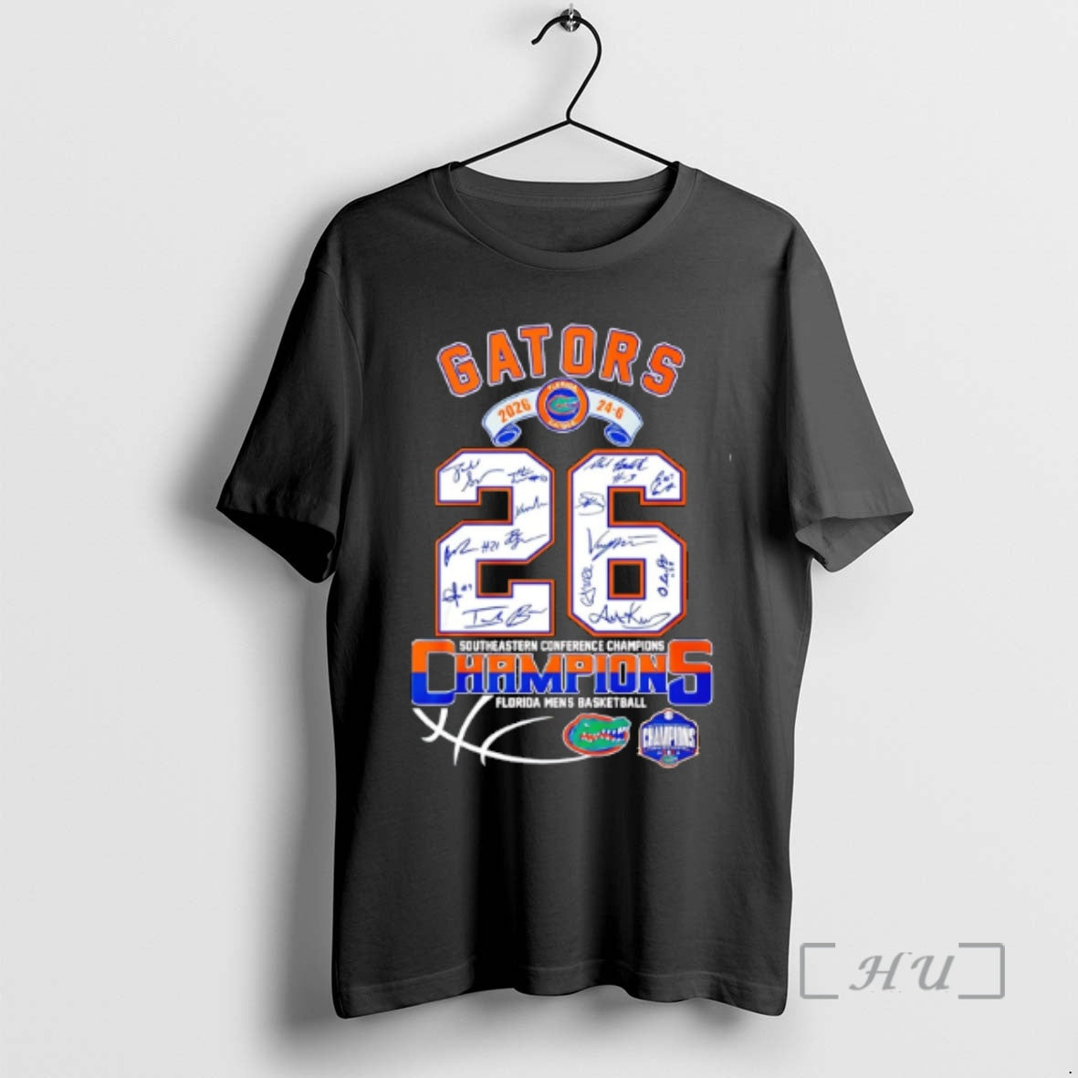 Officials Florida Gators Mens Basketball 26 Sec Champions Signatures