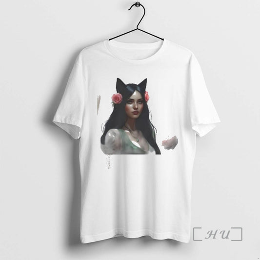 Officials Flower Cat Girl - clothing by TeeHivey.com