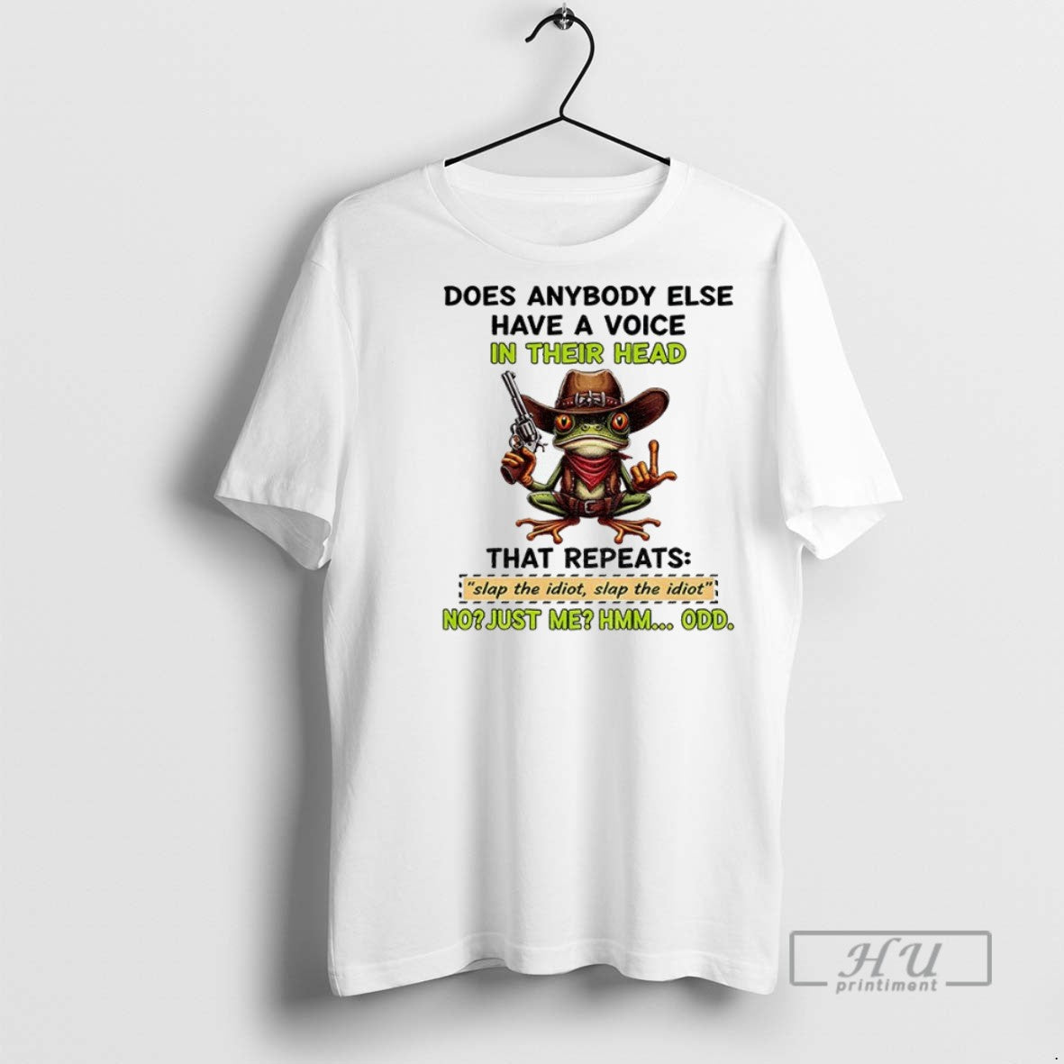 Officials Frog Holding Gun Does Anybody Else Have A Voice In Their Head That Repeats - clothing by TeeHivey.com
