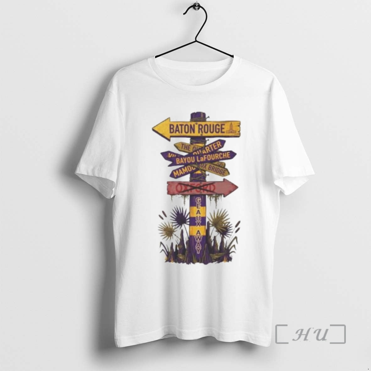 Officials Geaux Away Baton Rouge Signpost Ornaments - clothing by TeeHivey.com