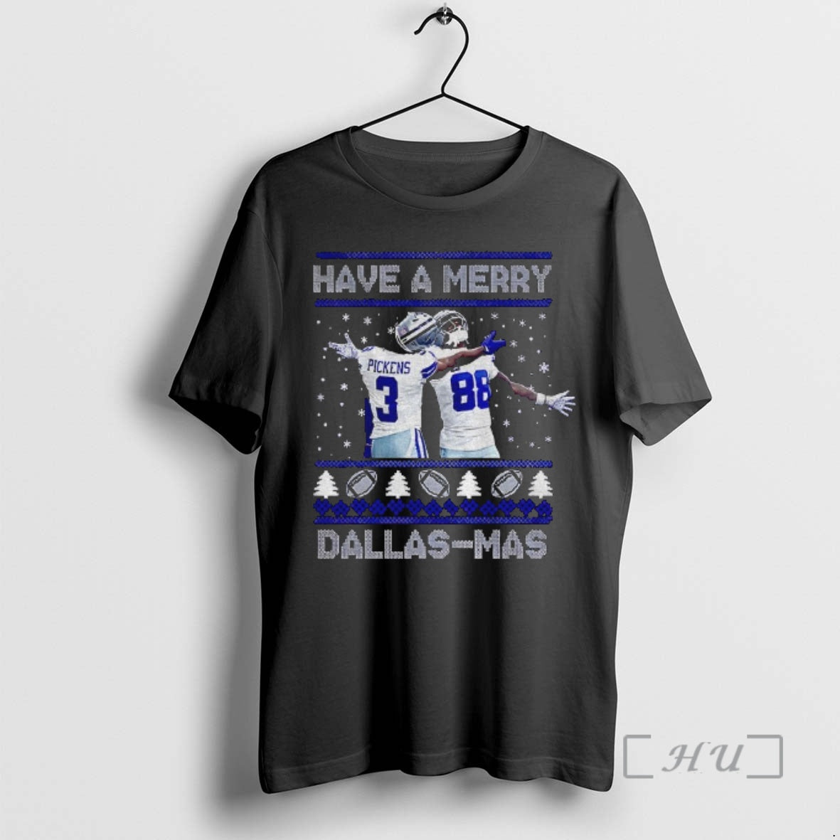 Officials George Pickens Ceedee Lamb Dallas Football Ugly Xmas Have A Merry Dallas Mas Premium - clothing by TeeHivey.com