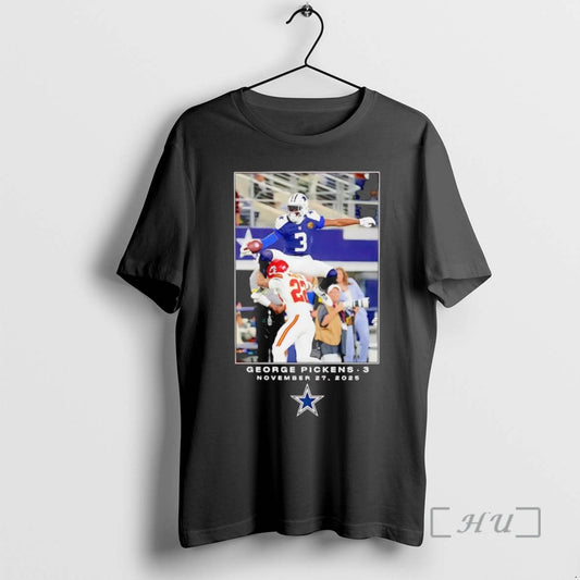 Officials George Pickens Hurdle Moment Dallas Cowboys - clothing by TeeHivey.com