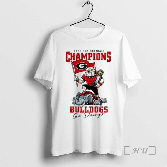 Officials Georgia Bulldogs Ncaa 2025 Sec Football Champions Go Dawgs - clothing by TeeHivey.com