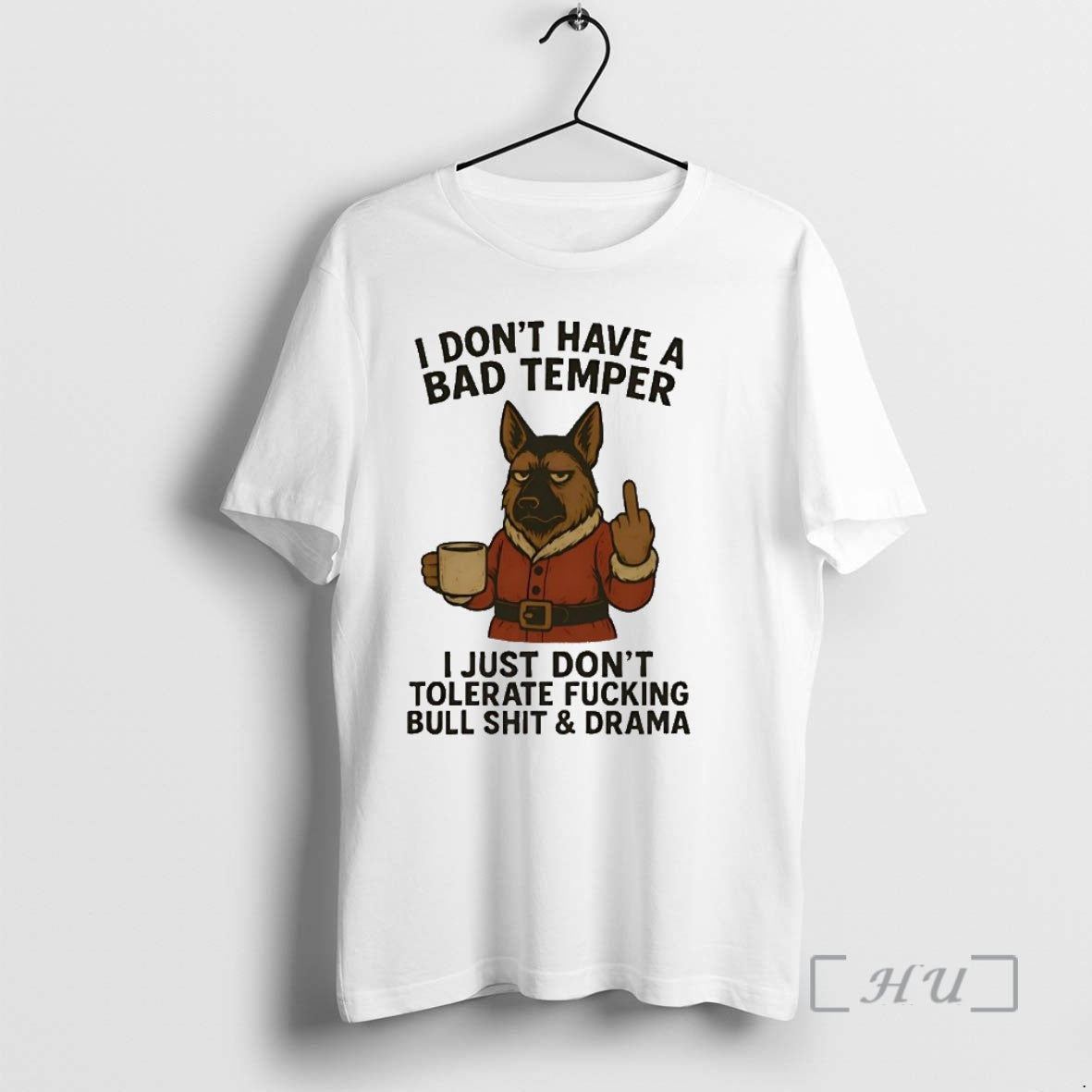 Officials German Shepherd I Dont Have A Bad Temper I Just Dont Christmas Premium - clothing by TeeHivey.com