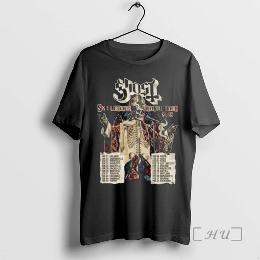 Officials Ghost Skeletour World Tour 2026 Tour Dates - clothing by TeeHivey.com