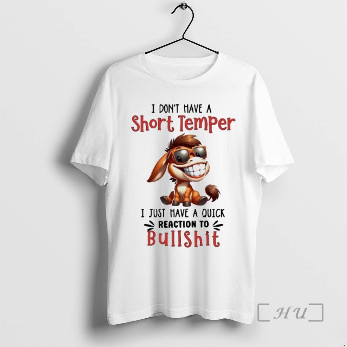 Officials Girafette I Dont Have A Short Temper Have A Quick Reaction To Bullshit - clothing by TeeHivey.com
