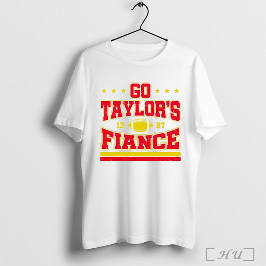 Officials Go Taylors Fiance 13 87 Kansas City Chiefs T Shirt