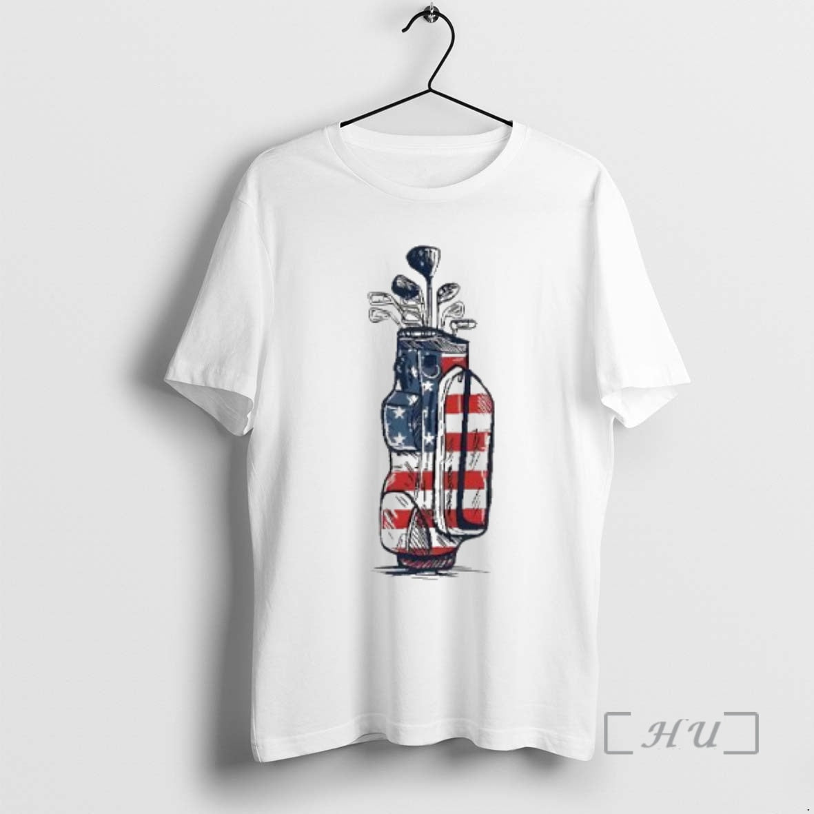 Officials Golf Club Bag America Flag - clothing by TeeHivey.com