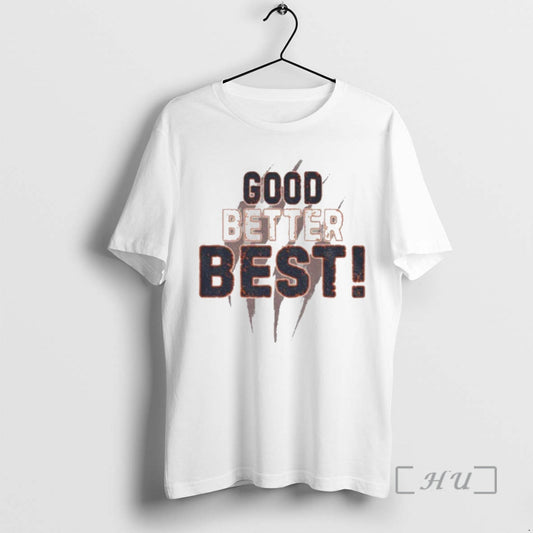 Officials Good Better Best Bears Motivational Sports Typography - clothing by TeeHivey.com