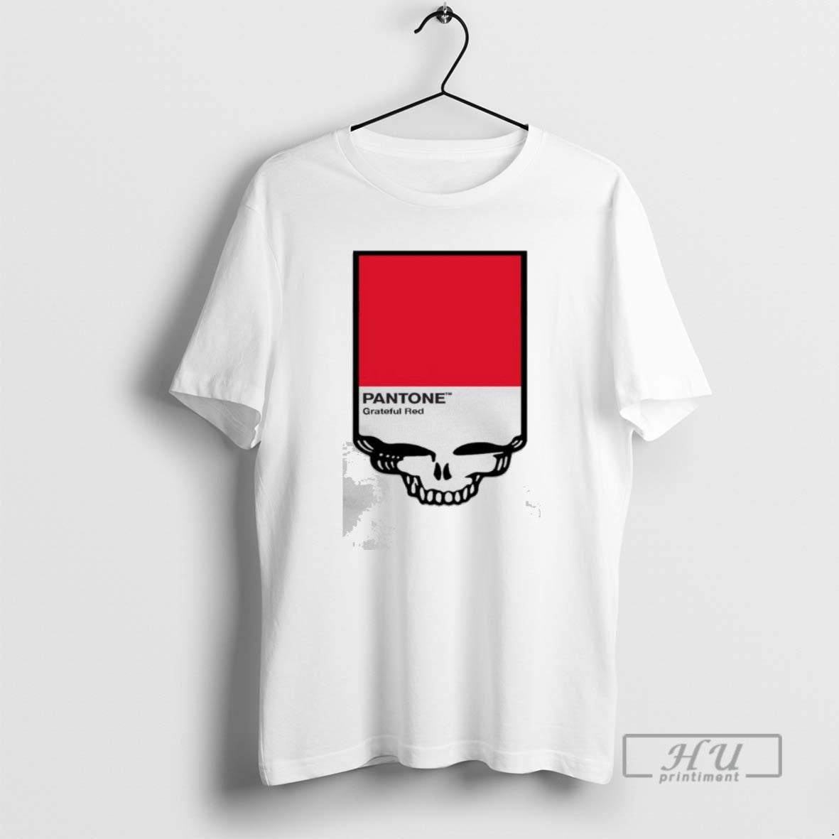 Officials Grateful Red Pantone T Shirt