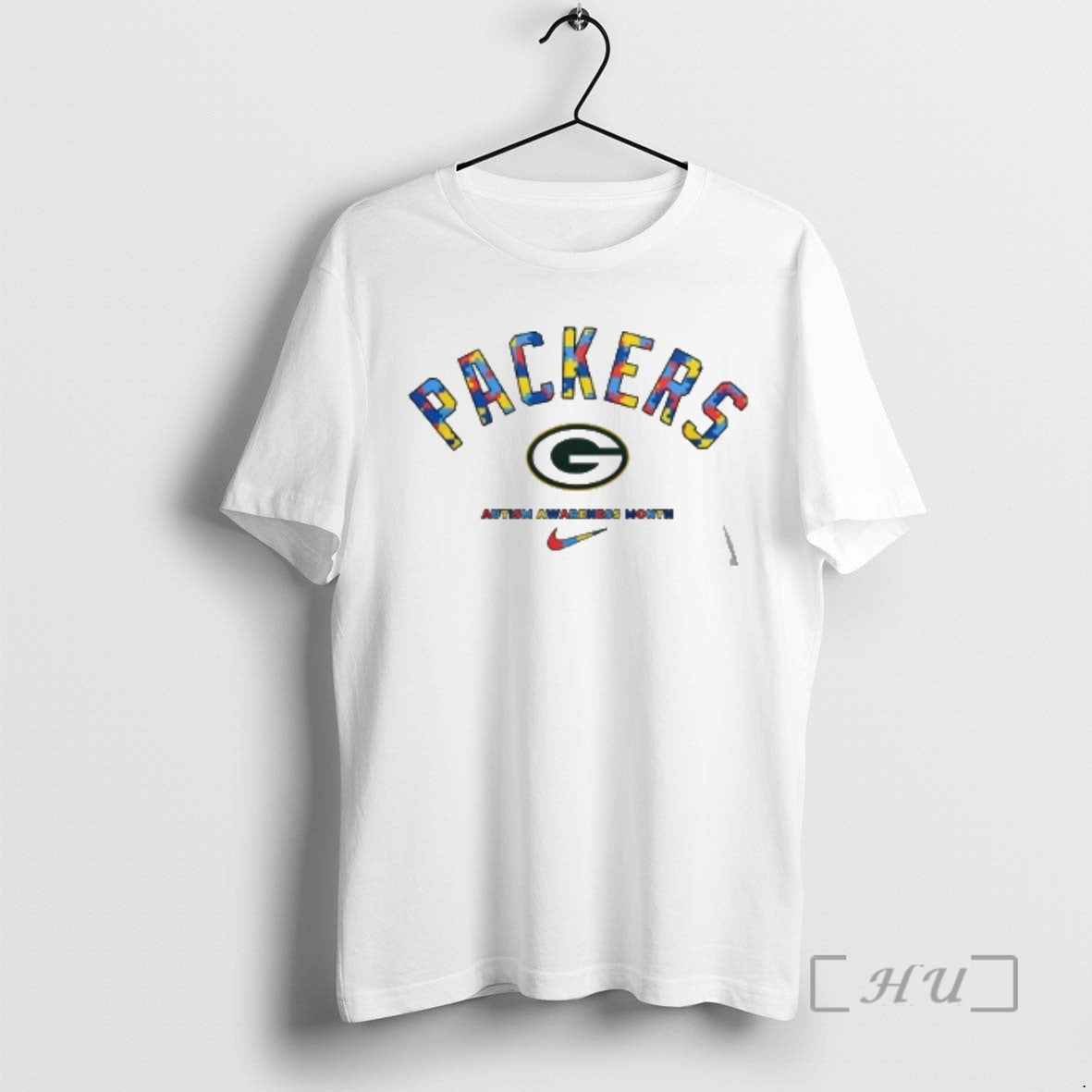 Green Bay Packers Autism Awareness Month They Not Like Us 2 Sided - clothing by TeeHivey.com