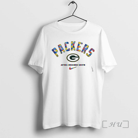 Green Bay Packers Autism Awareness Month They Not Like Us 2 Sided - clothing by TeeHivey.com
