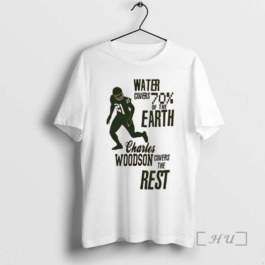 Officials Green Bay Packers Water Covers 70 Of The Earth Charles Woodson Covers The Rest - clothing by TeeHivey.com